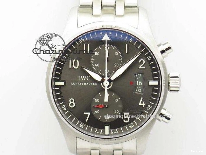 MIROTIME 0125 Aquatimer Chrono IW379503 Bronzo Case V6F 1:1 Best Edition Black Dial on Rubber Strap A Popular 7103